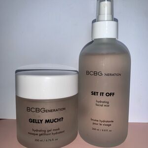 BCBGeneration Gelly Much? Hydrating Masks 6.76oz & Set It Off Facial Mist 8.8 Fl